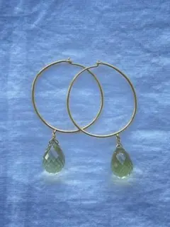 お値下げ!ジェムパレス ループピアス