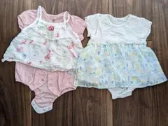 ベビーロンパース2枚セット