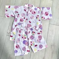 カラフルな甚平セット 100cm