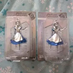 ディズニー　プラチナオーナメント　アリス　バラ売りあり
