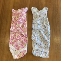 H &M ロンパース 3/6ヶ月 花柄 2枚セット