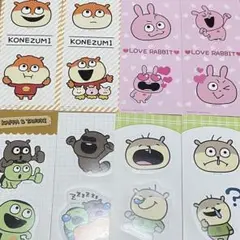 にしむらゆうじ　きゃらくたぶるステッカー　まとめ売り