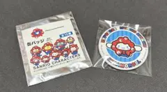 EXPO2025 サンリオ　ミャクミャク　缶バッジ　シナモロール　シナモン