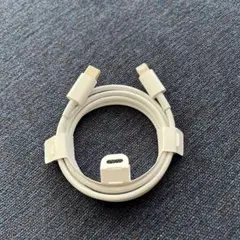 AppleのLightning ケーブル　ホワイト③
