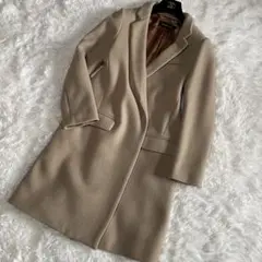 【美品】ドゥーズィエムクラス チェスターコート ウール ベージュ 38
