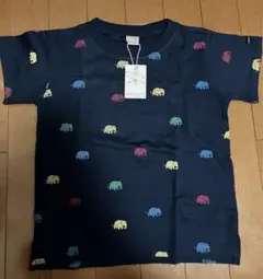 petit main 象プリント Tシャツ 110