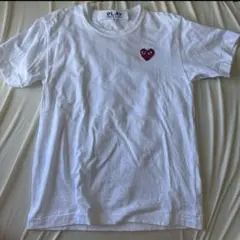 PLAY COMME des GARÇONS ハート刺繍 Tシャツ XS