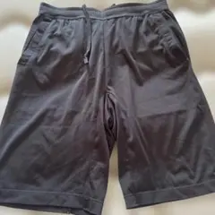 黒 ポリエステル ショートパンツ