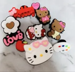 ギャルキティちゃんクロックス飾りクロックスシビッツセット売り