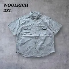 00sWOOLRICHワークシャツ サファリ　ワーク　アウトドア　ウールリッチ