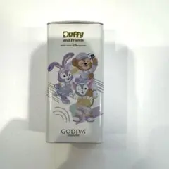 香港ディズニーランド　GODIVA ダッフィー　フレンズ　缶