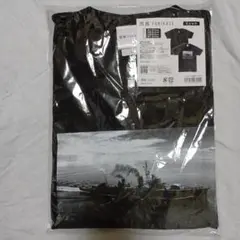 YUKIKAZE ブラック Tシャツ 船のグラフィック