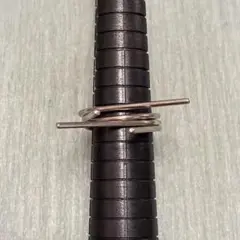 メタル変形デザインリング