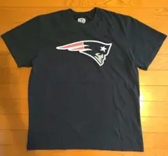 Lサイズ　US古着　New England Patriots ネイビー Tシャツ