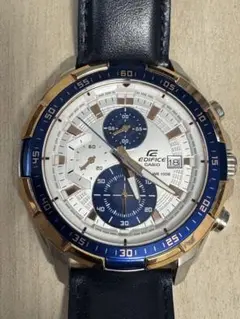 美品 エディフィス クロノ EDIFICE EFR-539L-7AV 電池交換済