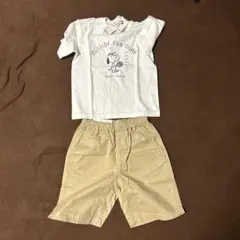 ユニクロ　Tシャツハーフパンツセット