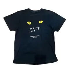 CATS キャッツ　Tシャツ　サイズM デカロゴ　入手困難　ミュージカル　古着