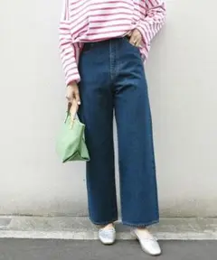 新品タグ付き　SHIPS any　ルーズ フィット デニム パンツ