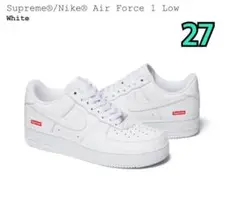 Supreme × Nike Air Force 1 Low White 27