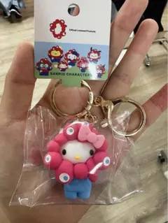 【当日発送】ハローキティ　サンリオ×関西万博 ミャクミャクなりきりマスコット