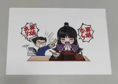 CAPCOM TRIP TOKAI 額装仕様 カプ旅ステッカーイラスト 逆転裁判
