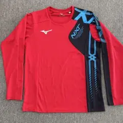 Mizuno 長袖シャツ　M レッド