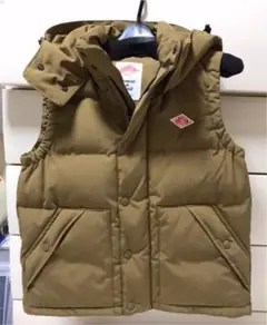 美品 DANTON ダントン ダウンベスト レディース モカ サイズ36