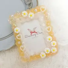 ホイップデコ 硬貨ケース トレカケース お花畑 オレンジ B8 推し活