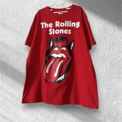 The Rolling Stones バンド Tシャツ M レッド