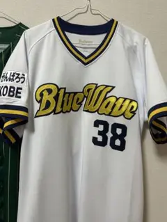 オリックスバファローズ　来田選手BlueWave復刻メッシュユニフォームLサイズ
