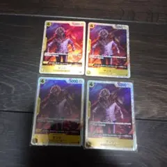 ワンピースカード　サンジ SR 4枚セット