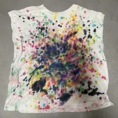 a new day スプラッシュプリント 半袖Tシャツ