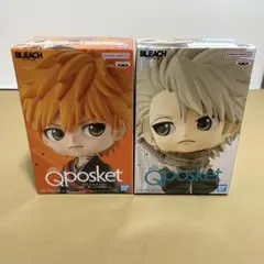 ブリーチ Qposket 黒崎一護 日番谷冬獅郎フィギュア 2点セット