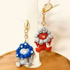 万博　ミャクミャク　キーホルダー　ストラップ　フィギュア　ガチャガチャ　2体
