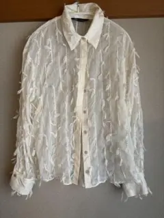 ZARA 長袖シャツ リボン