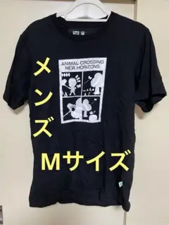 ユニクロ Tシャツ あつ森 uniqlo gu Mサイズ メンズ どうぶつの森