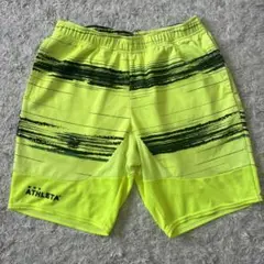 ATHLETA ショートパンツ　Mサイズ　蛍光イエロー