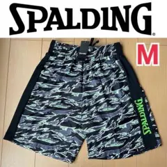 M SPALDING タイガーカモ 短パン バスパン スポルティング 黒