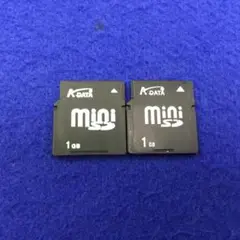 C402 A-DATA miniSDカード 1GB 2枚セット