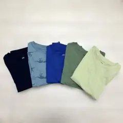 【5枚セット】H&M 恐竜プリント Tシャツ 5枚セット