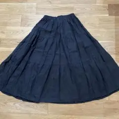 Ranch Wear ブラック フレアスカート