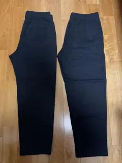 無印良品　リップストップイージーパンツ　Lサイズ　2枚セット　ブラック