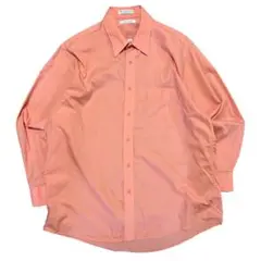 90s Pierre Cardin シャツ ドレスシャツ サーモンピンク 16½
