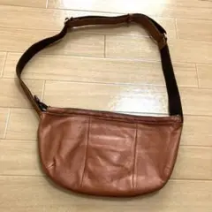 HIRAMEKI ラフヴィンテージ ミニショルダーバッグ　レザー　軽量　牛革