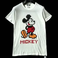OVER THE STRIPES×Disney★ミッキー 半袖Tシャツ 白 L