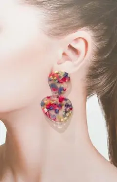 カラフル✴︎アクリル モザイクピアス