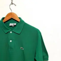 人気　CHEMISE LACOSTE ポロシャツ　グリーン　緑　3 L1212