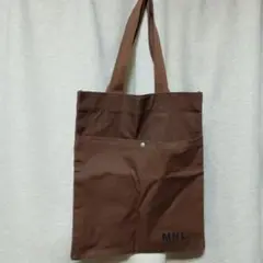 MHL.　トートバッグ　ブラウン　エムエイチエル