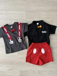 ディズニー フタフタ ミッキーセットコーデ 90