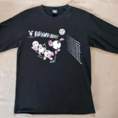 バレーボール 長袖Tシャツ ブラック